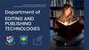 Department of Editing and Publishing Technologies