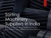 Explore advanced industrial sorting solutions