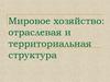 Мировое хозяйство: отраслевая и территориальная структура