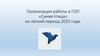 Организация работы в ГОЛ «Синяя птица» на летний период 2025 года