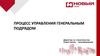 Процесс управления генеральным подрядом