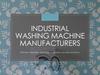 Industrial washing machine manufacturers