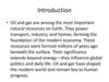 Introduction. History of Oil and Gas Discovery