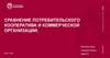 Сравнение потребительского кооператива и коммерческой организации