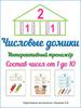 Интерактивный тренажёр "Числовые домики". Состав чисел от 1 до 10