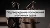 Подтверждение полномочий уголовных судов