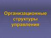 Организационные структуры управления. Принцип формирования