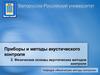 Физические основы акустических методов контроля