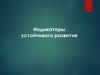 Индикаторы устойчивого развития. Тема 3