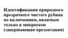 Идентификация природного рубина по включениям