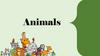 Animals. Let’s describe these animals