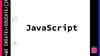JavaScript