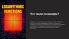 Что такое логарифм?