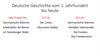 Deutsche Geschichte vom 1. Jahrhundert bis heute