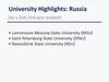 University Highlights: Russia