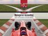 Managerial Accounting, Fourth Edition Chapter