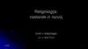 Religiologija: nastanek in razvoj