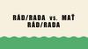 Rád/rada vs. Mať rád/rada