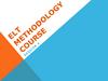ELT Methodology course