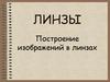 Линзы. Построение изображений в линзах