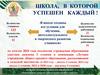Школа, в которой успешен каждый