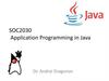 Application Programming in Java. SOC2030