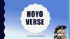 Hoyo verse