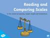 Reading and Comparing Scales