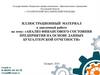 Анализ финансового состояния предприятия на основе данных бухгалтерской отчетности