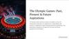 The Olympic Games: Past, Present & Future Aspirations