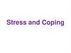 Stress and Coping