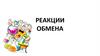Реакции обмена
