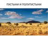 Пустыни и полупустыни