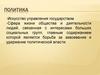 Политика. Искусство управления государством