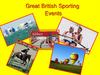 Great British Sporting Events