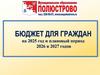 Бюджет для граждан на 2025 год и плановый период 2026 и 2027 годов