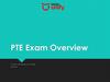 PTE Exam Overview