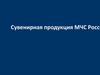 Сувенирная продукция МЧС Росси
