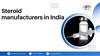 Steroid manufacturers in india