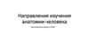 Направления изучения анатомии человека