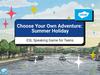 Summer Holiday. ESL Speaking Game for Teens