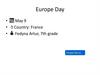 Europe Day