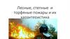 Лесные, степные и торфяные пожары и их характеристика