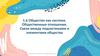 Общество как система. Общественные отношения. Связи между подсистемами и элементами общества