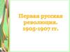 Первая русская революция 1905-1907 гг