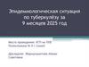 Эпидемиологическая ситуация по туберкулёзу за 9 месяцев 2025 год