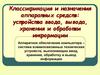 Классификация и назначения аппаратных средств: устройства ввода, вывода, хранения и обработки информации