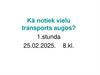Kā notiek vielu transports augos