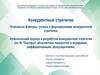 Конкурентные стратегии Ключевые факторы успеха в формировании конкурентной стратегии