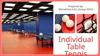 Individual Table Tennis